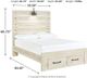 Signature Design by Ashley® Cambeck Whitewash Full 2-Drawer Storage Panel Bed-3