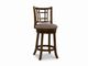 Brown Swivel Barstool-0