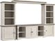 Centre de divertissement 4 morceaux Havalance, gris/blanc, Signature Design by Ashley®-0