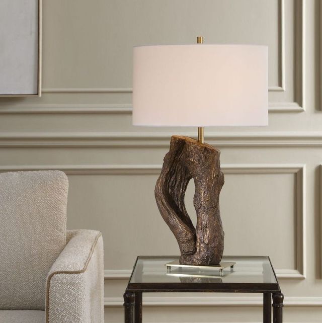 Uttermost® Namath Textured Wood Table Lamp-3