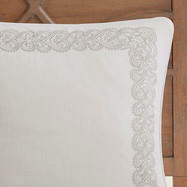 Olliix by Madison Park Signature Natural King Barely There Comforter Set-4