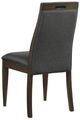 Coaster® Wes 7-Piece Dark Walnut/Gray Dining Table Set-4