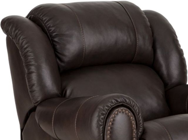 HomeStretch Laredo Dark Brown Leather Manual Rocker Recliner-1