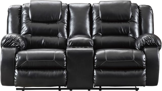 Signature Design by Ashley® Vacherie 2-Piece Black Living Room Seating Set-1