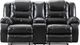 Signature Design by Ashley® Vacherie 2-Piece Black Living Room Seating Set-1