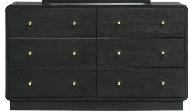 Coaster® Cavelle Black Dresser and Mirror-2