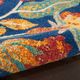 Nourison Home™ Allur Navy Multicolor 5'x7' Style 7 Area Rug-5