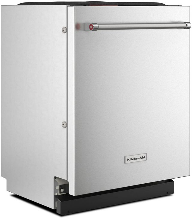 KitchenAid® 24" PrintShield™ Finish Stainless Steel Top Control Built In Dishwasher-2