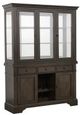 Mazin Furniture Reid Dark Cherry Buffet & Hutch-1