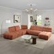 ACME Furniture Loanna Coral Red Ottoman-3