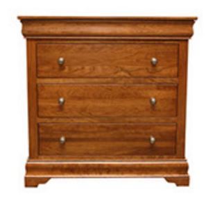 Urban Collections Bordeaux Bedside Chest-Dark Washington-0