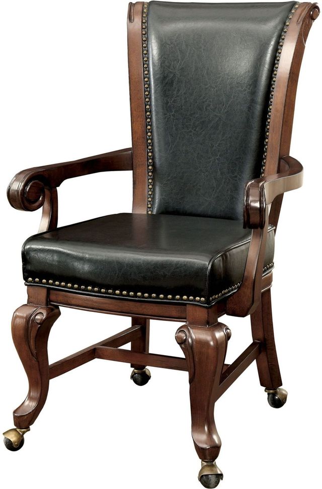 Furniture of America® Melina 7-Piece Brown Cherry Game Table Set-3