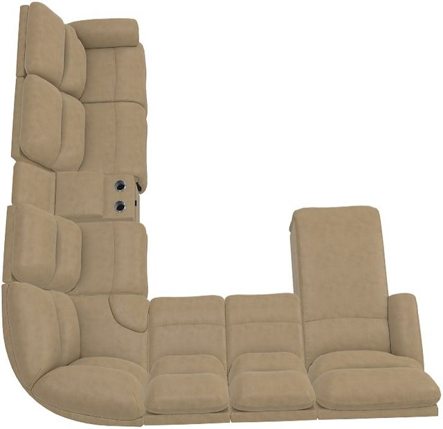 La-Z-Boy® Trouper 7-Piece Silt Power Reclining Sectional-3