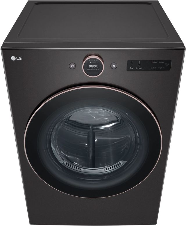 LG 7.4 Cu. Ft. Black Steel Front Load Gas Dryer-2