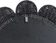 TOV Furniture Coralie Black Round Wall Mirror-5