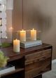 A & B Home 4-Piece Ivory White Candle Set-4