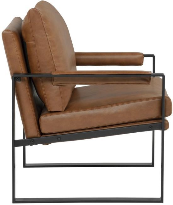 Coaster® Rosalind Brown Upholstered Track Arm Accent Chair-4