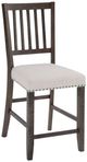 Jofran Inc. Willow Creek 6-Piece Beige/Wire Brushed Counter Dining Set-3