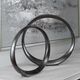 Uttermost® Orbits 2-Piece Black Ring Sculptures Set-3