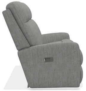 La-Z-Boy® Finley Smoke Power Wall Reclining Loveseat with Headrest and Lumbar-2