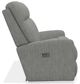 La-Z-Boy® Finley Smoke Power Wall Reclining Loveseat with Headrest and Lumbar-2