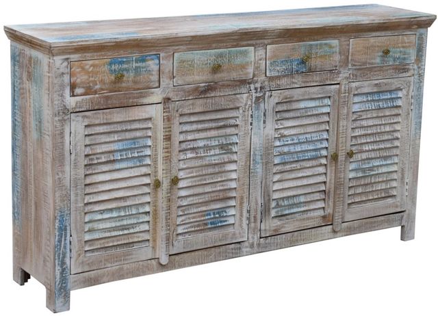 Jaipur Furniture Anika Group Tirill Coastal Blue Shutter Sideboard-0