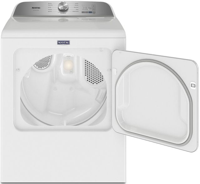 Maytag® 7.0 CF White Electric Dryer GAS ADD $100-2