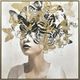 Classy Living Mindful Gilded Monarch Muse Wall Art-0