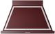 Ilve® Nostalgie II Noblesse 40" Burgundy Wall Mounted Range Hood with Chrome Trim-0