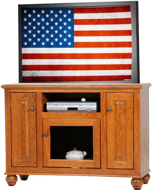 American Heartland Manufacturing Oak 47" Deluxe TV Stand-1