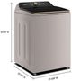 Whirlpool® 6.0 - 6.1 Cu. Ft. Fresh Linen Smart Top Load Washer with The Removable Agitator-4