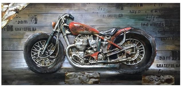 YHD Bike Passion II Wall Art-0