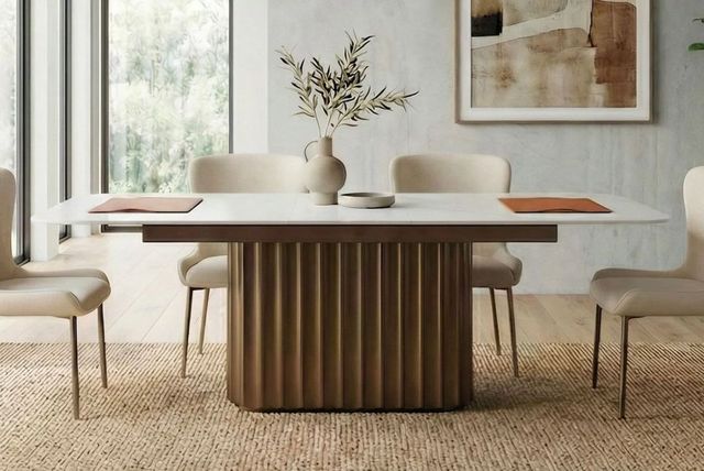 Modus Furniture Conway Vintage Bronze Dining Table-1