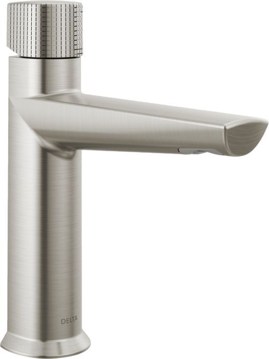 Delta Galeon® Lumicoat® Stainless Single Knob Handle Bathroom Faucet-0