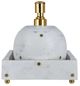 A & B Home 3-Piece White Marble Bath Set-3