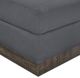 International Furniture Direct Georgia Iron Gray Ottoman-1