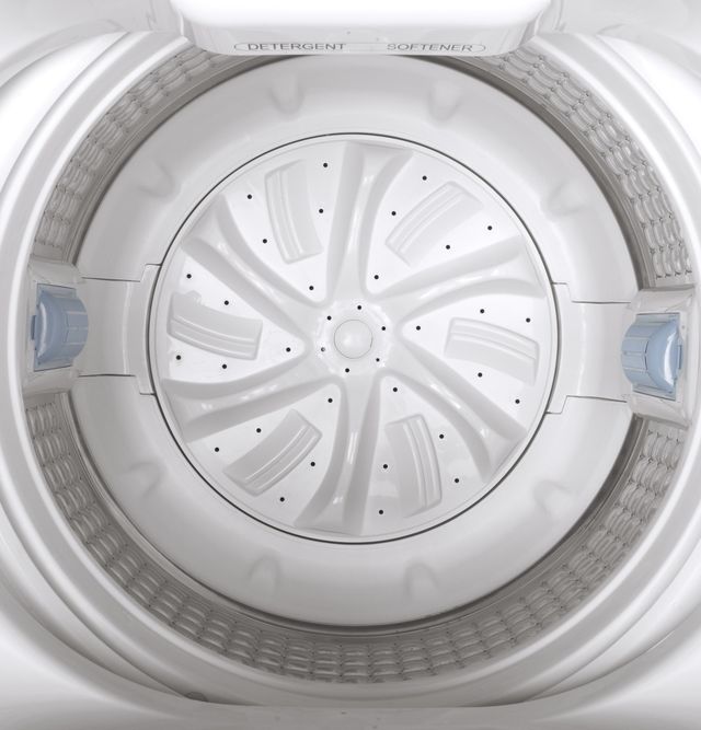 GE® 3.3 Cu. Ft. White Impeller Portable Top Load Washer with Stainless Steel Basket-1