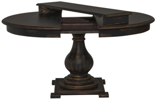 Liberty Furniture Chesapeake Black Pedestal Table-3
