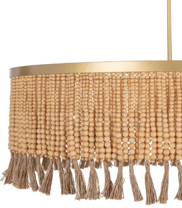 Classic Home Andren Gold/Natural Pendant-3