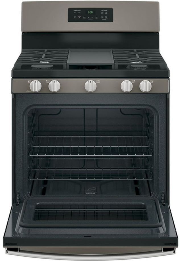 GE® 30" Fingerprint Resistant Slate Freestanding Gas Range-1