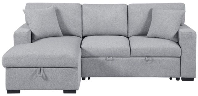 Homelegance® Pompano Gray Left-Arm Facing Sectional and Chaise-2