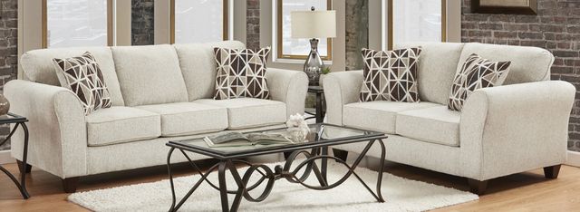 American Wholesale Furniture Rita Buff Loveseat -1