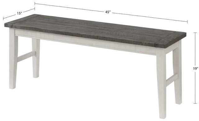 Martin Svensson Monterey Black/White Bench-2