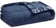 Olliix by Madison Park Navy Twin Windom All Season Hypoallergenic Microfiber Down Alternative Blanket with 3M Scotchgard-0