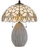 Cal® Lighting & Accessories Tiffany Off White Accent Lamp-0