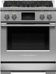 Fisher & Paykel Series 9 30" Stainless Steel Pro Style Dual Fuel Range-0