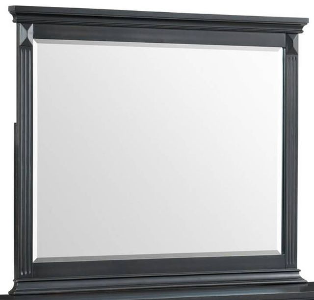 Elements International Bridgestone Black Dresser and Mirror-2