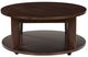 Signature Design by Ashley® Korestone Dark Brown Round Cocktail Table-2