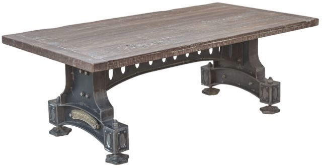 Home Trends & Design Old Mill Natural Patina Coffee Table-0