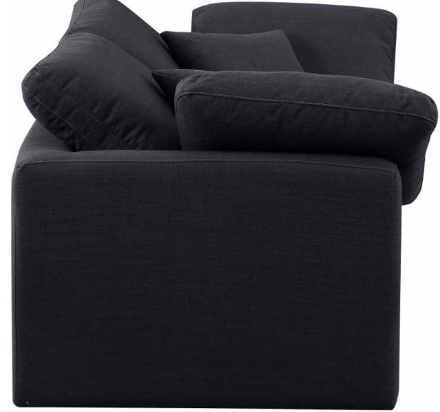 Meridian Furniture Indulge 2-Piece Black Linen Sofa-2